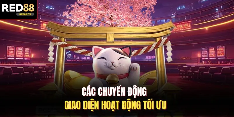 Các chuyển động giao diện hoạt động tối ưu