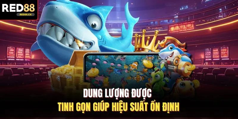 Dung lượng được tinh gọn giúp hiệu suất ổn định