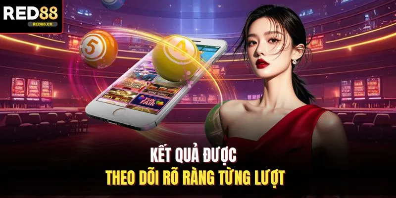 Kết quả được theo dõi rõ ràng từng lượt