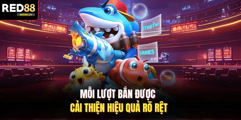 Mỗi lượt bắn được cải thiện hiệu quả rõ rệt