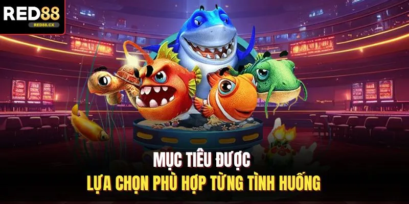 Mục tiêu được lựa chọn phù hợp từng tình huống